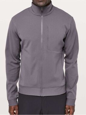 Lululemon Sojourn Jacket Men’s Large Lavender Full Zip Warpstreme Athletic